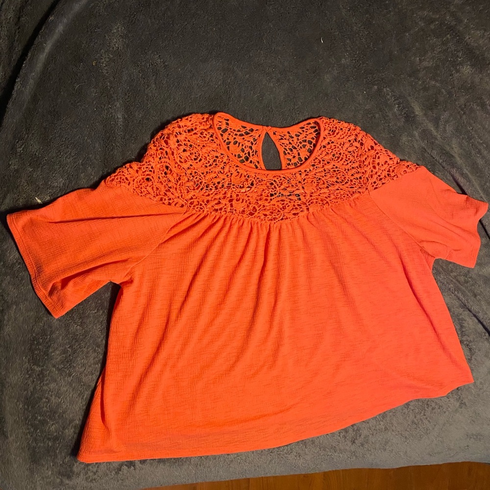 ANA XL Peach Blouse